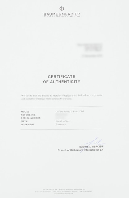 Baume et Mercier Clifton M0A10100 Image 5